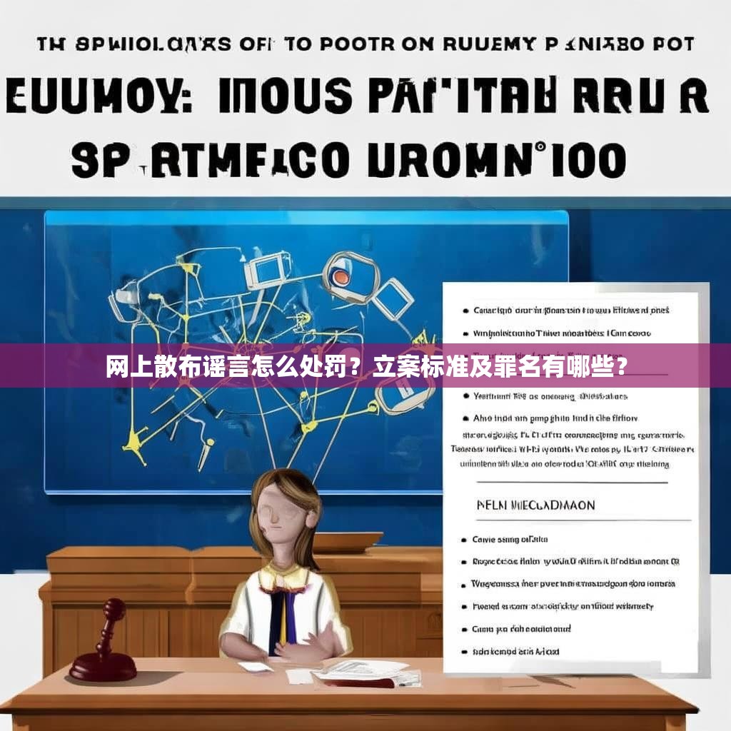 网上散布谣言怎么处罚？立案标准及罪名有哪些？