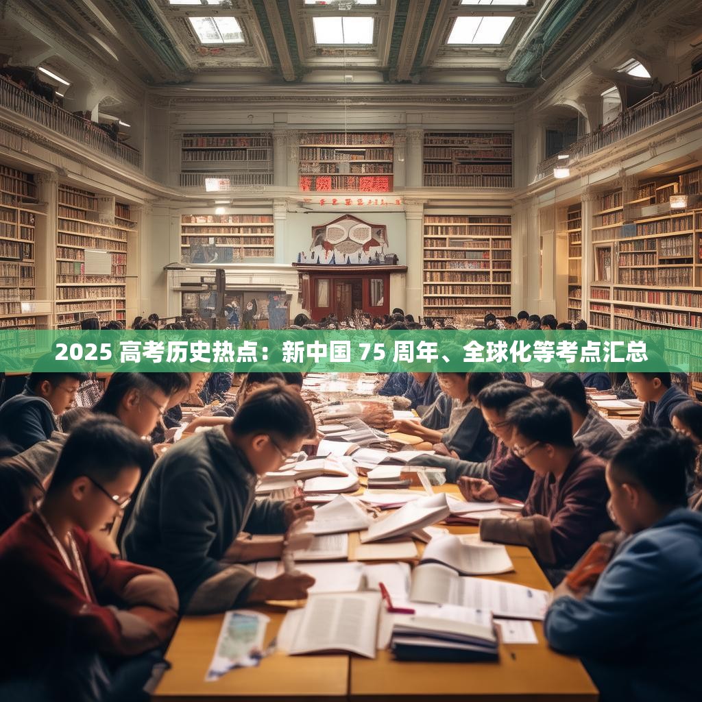 2025 高考历史热点：新中国 75 周年、全球化等考点汇总